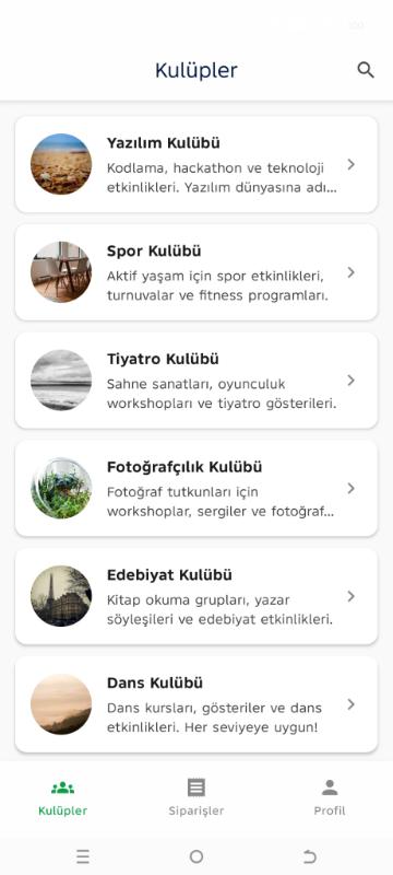 EventStore clubs list